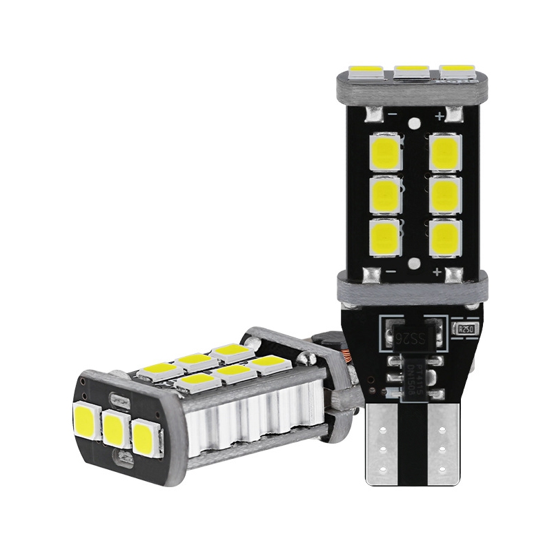 2pcs T15 W16W 12V 2835 15Chips Led Car Light bulb for Car Back up ...