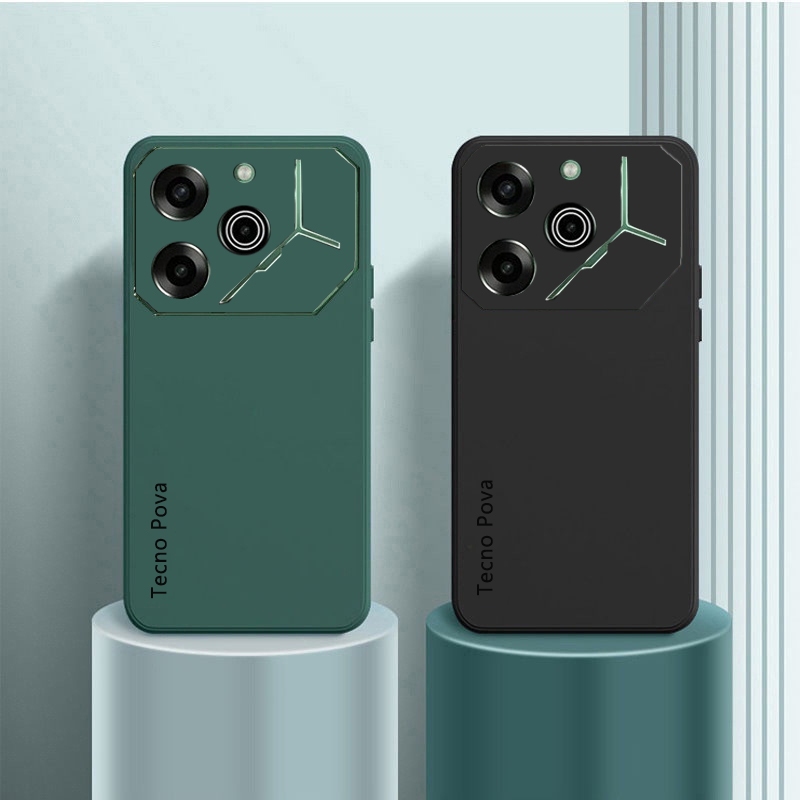 Phone Casing For Tecno Pova 6 Neo 2 3 7 Case Sand Matte Soft Shockproof ...