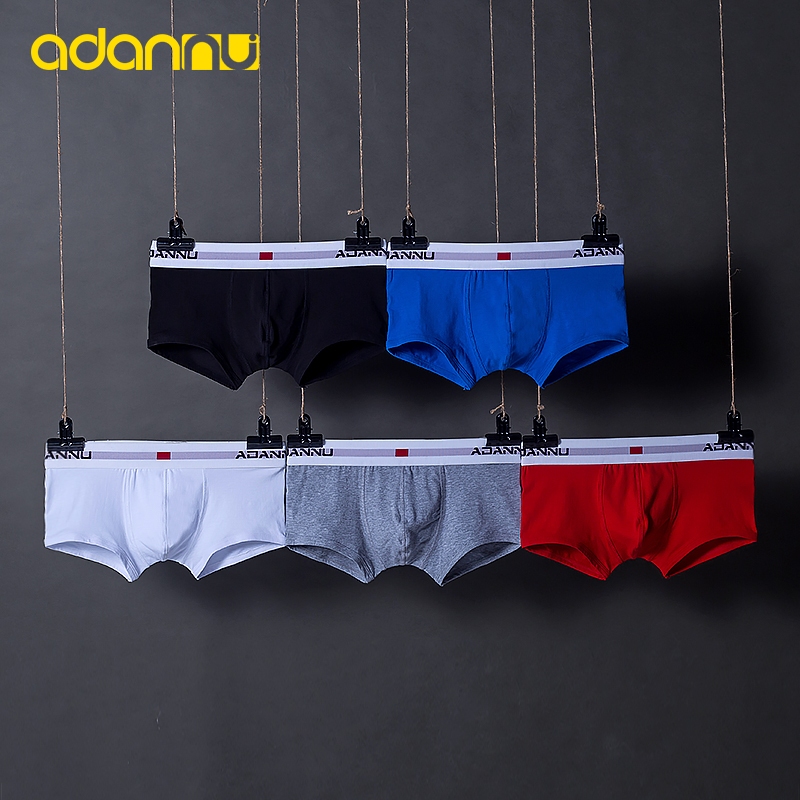 ADANNU!! Fashion Simple Men Boxers Sexy Men Underwear Comfortable ...