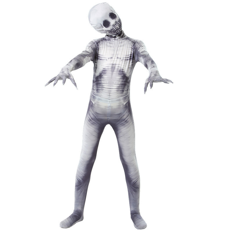 Unisex Child The Rake Monster Jumpsuit With Hood Creepy Urban Legend ...