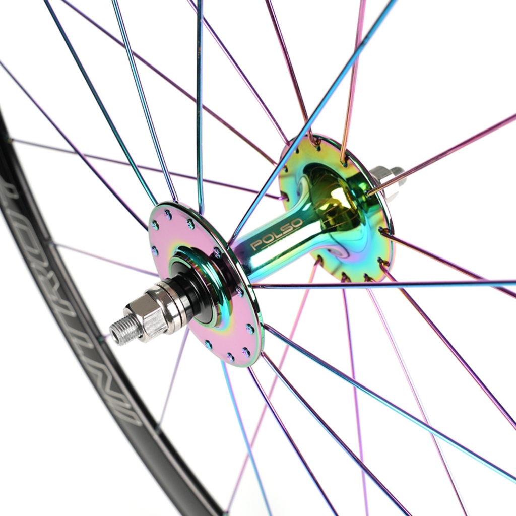 INTRO7 Wheelset Fixed Gear Wheels 700C 40mm Track Bike Rim Set 24/28h ...