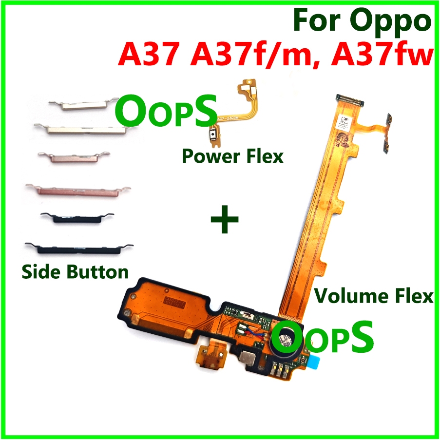 Power Volume Charging Board Flex For OPPO A37 A37f,/m A37fw, On Off ...