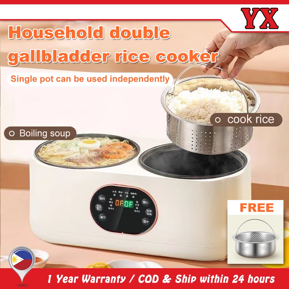 3.6L Dual Non-stick Liner Smart Rice Cooker Multifunctional Electric ...