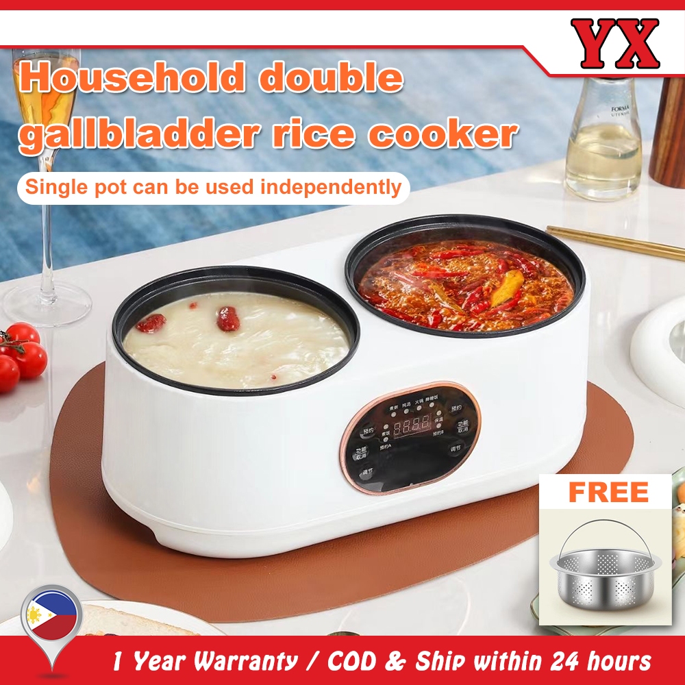 3.6L Dual Rice Cooker Mini Rice Cooker Electric Cooker Multi-cooker ...