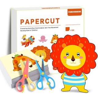 Diy Paper Cutting Activity Scissor Skill Toddler Fine Motor Skill Kids ...