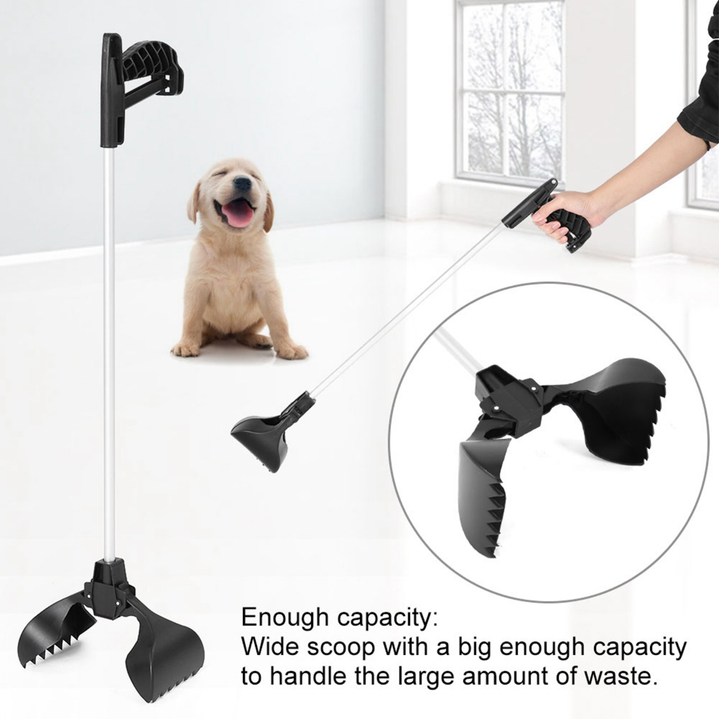 Easy Reach Poop Scoop 85 Cm – Raccogli Cacca Per Cani Con Serbatoio Per Sacchetti, Leggero E Multiuso