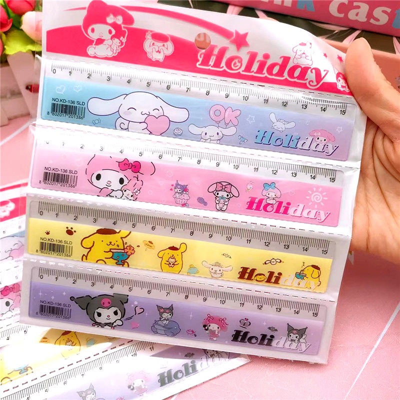 Sanrio,ruler,15cm ruler,student stationery,stationery ruler | Shopee ...