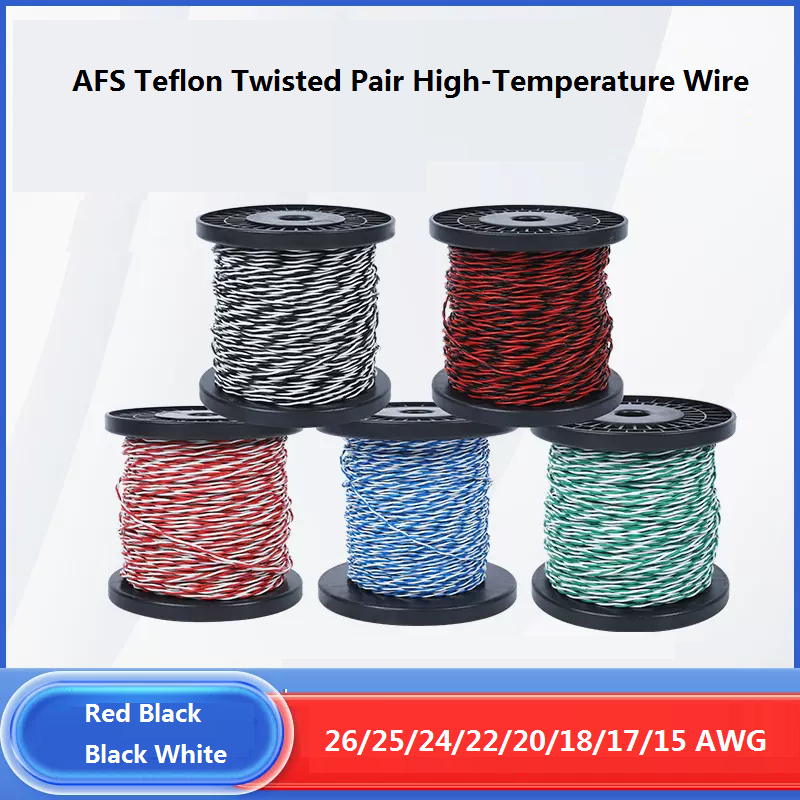 Teflon Twisted Pair High Temperature Wire Afs Teflon Twisted Pair Awg