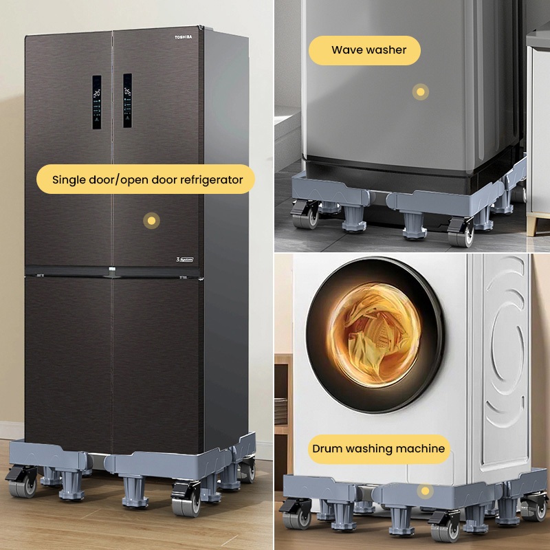 Universal Refrigerator Rack Stand Adjustable Washing Machine Rack Stand ...
