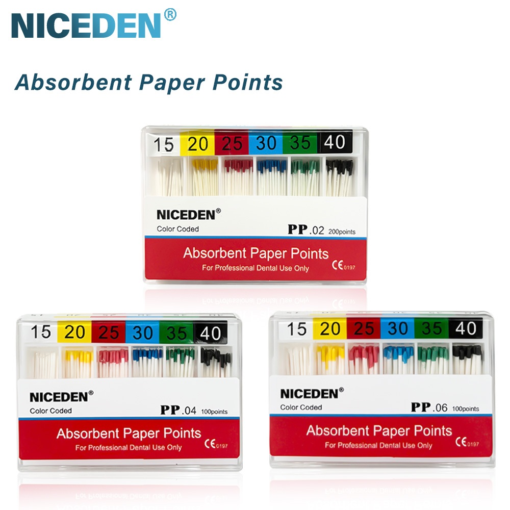 NICEDEN Dental Clinic Endodontics Teeth All Size Color Coded PP 15 20 ...
