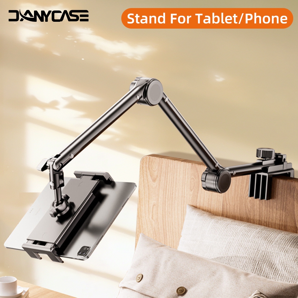 Tablet Holder Desk Lazy Stand for iPad Phone Tablet 4~13 inch with 360 ...