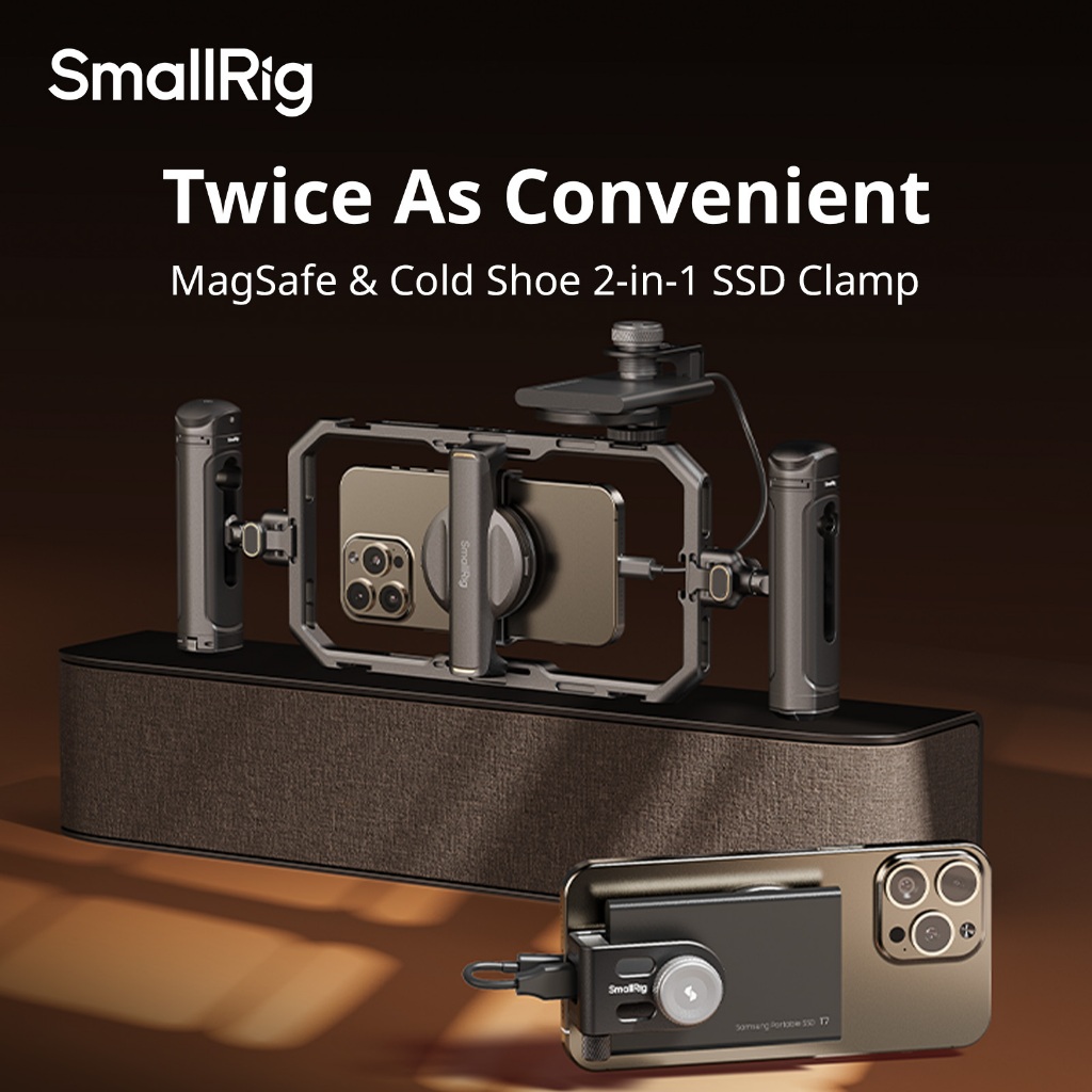 SmallRig MagSafe / Cold Shoe Universal 2-in-1 SSD Holder 4779 | Shopee ...