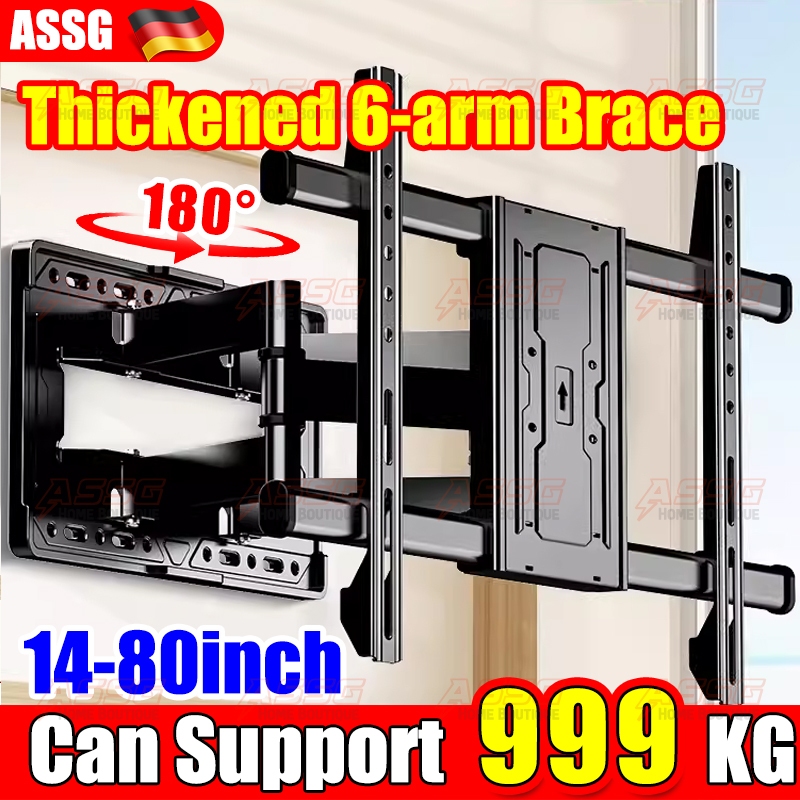 Expose Tv Wall Mount Bracket 14-80 Inche Swivel Tilt Swivel Monitor Lcd ...