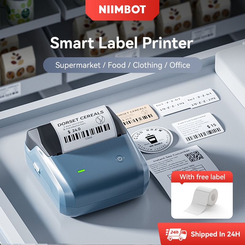 Niimbot B31 B3s Label Printer Smart Label Maker Supermarket Food