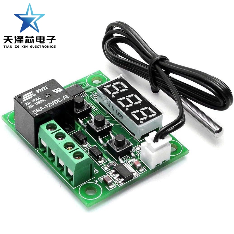 W1209 12V DC Digital Temperature Controller Board Micro Digital ...