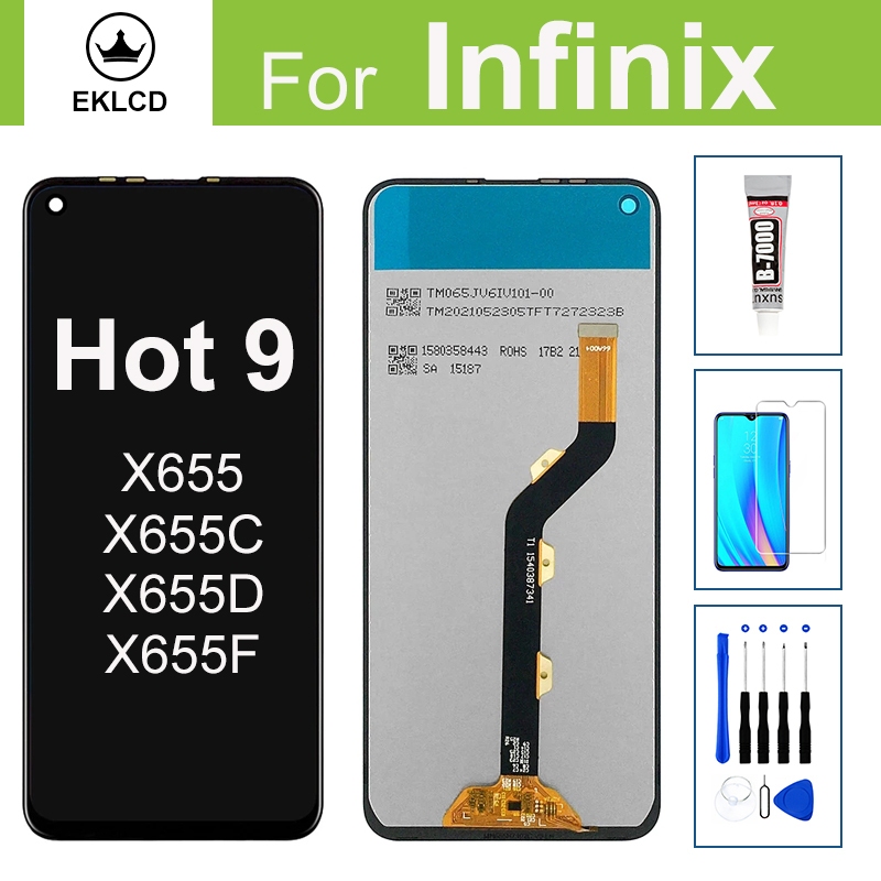 LCD For Infinix Hot 9 Pro X655 Display X655B X655C X655F Touch Screen ...