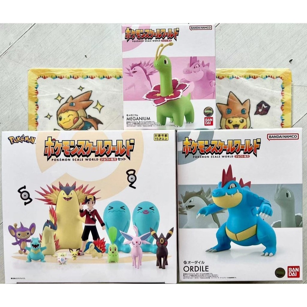Bandai Original Pokémon Scale World - Johto Region Anime Action Figure ...