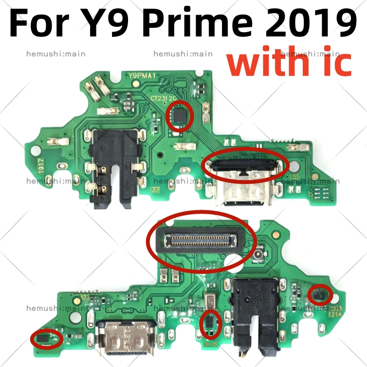 USB Charging charger port board For Y9 Prime 2019 Mainboard Flex USB ...