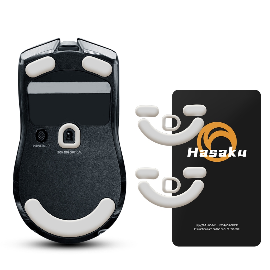 2 Sets HASAKU Rounded Curved Edges Game Mouse Feet Skates for Razer ...