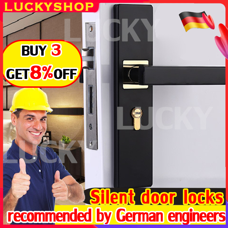 Door Lock With Key Anti Theft Lock Core Alloy Sturdy Durable Stylish ...