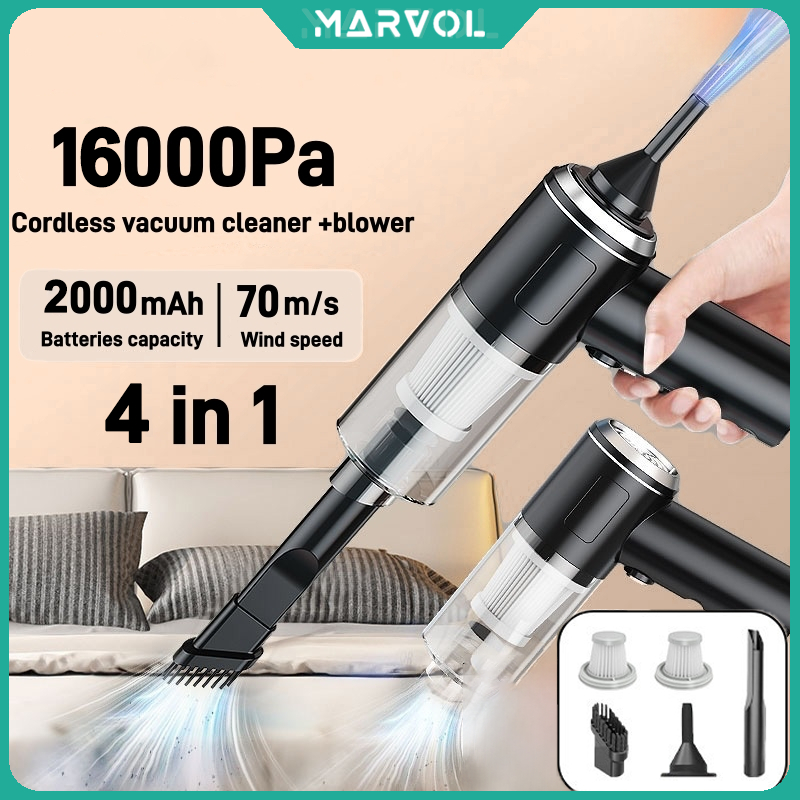 Portable vacuum cleaner Home and car vacuum cleaner in MIni handheld  cordless wet and dry vacuum cleaner
