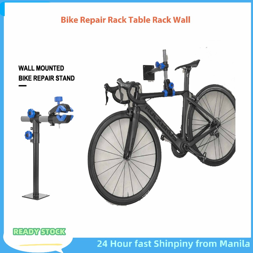 Bike Repair Rack Table Rack Wall Mount Rack Adjustable Home Work Bike ...