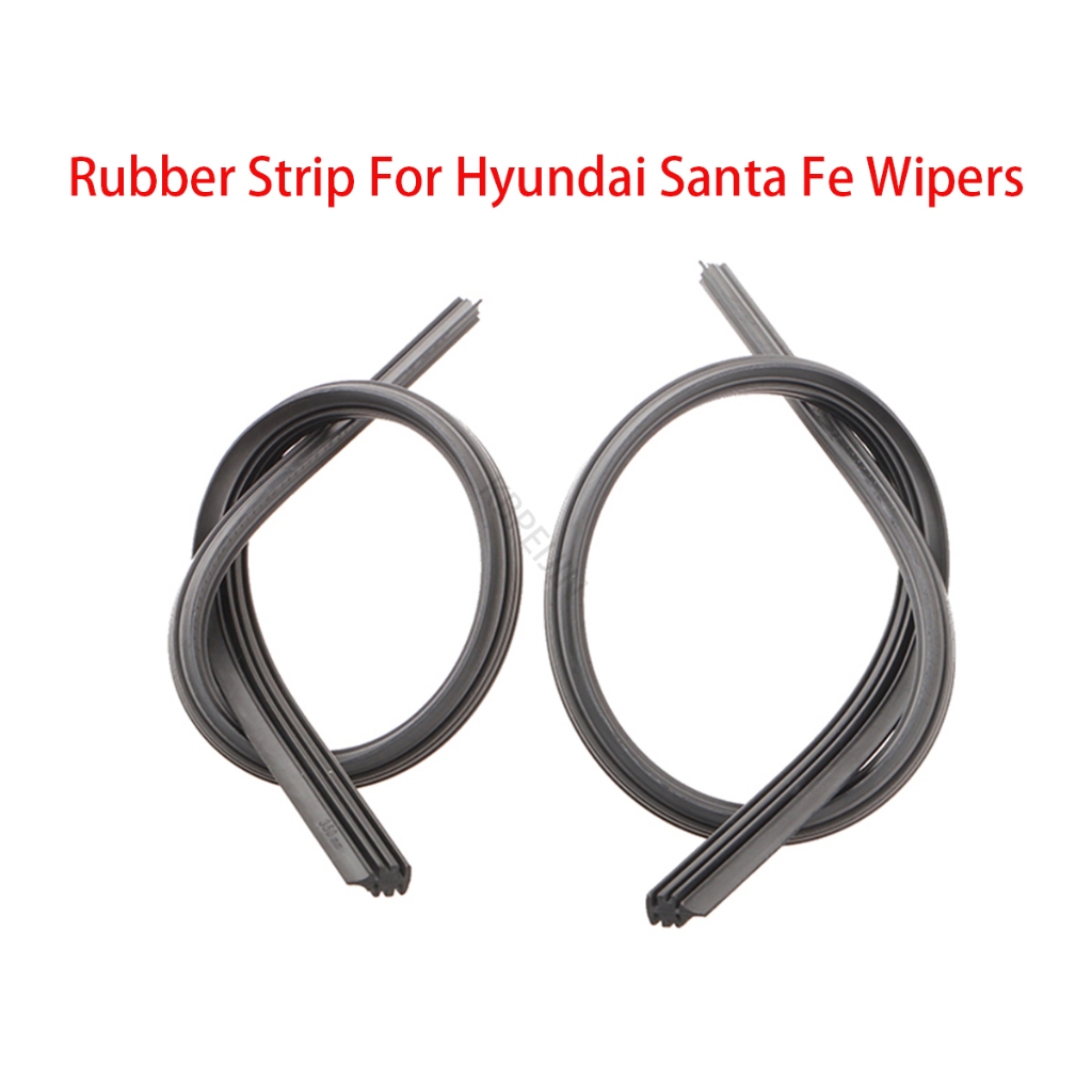 1Set For Hyundai Santa Fe 20042024 Car Wiper Blade Rubber Strip Refill