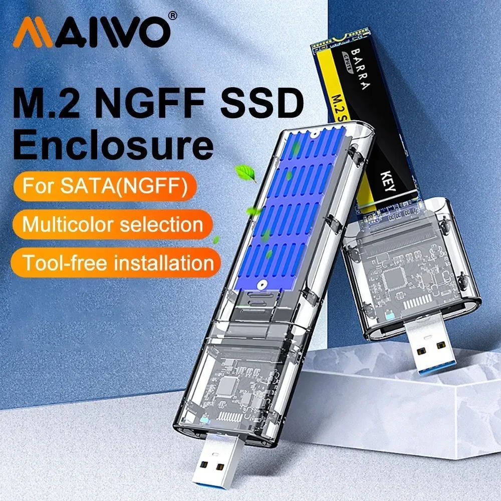 Case Para Ssd M.2 Ngff E Ssd M.2 Nvme Usb 3.1 De Metal - Foto 6