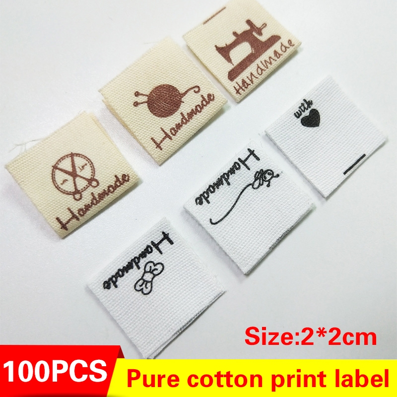 100pcs Clothing Sewing Pattern Tags DIY Flag Labels For Garment Sewing ...