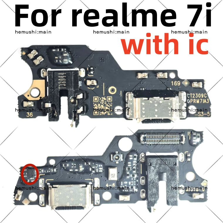 USB Charging charger port board for realme 7i Mainboard Flex USB Port ...
