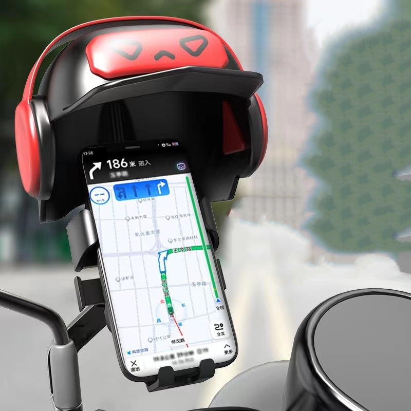 COD Motorcycle Phone Holder Cell Phone Clamp Universal 360 Degree ...