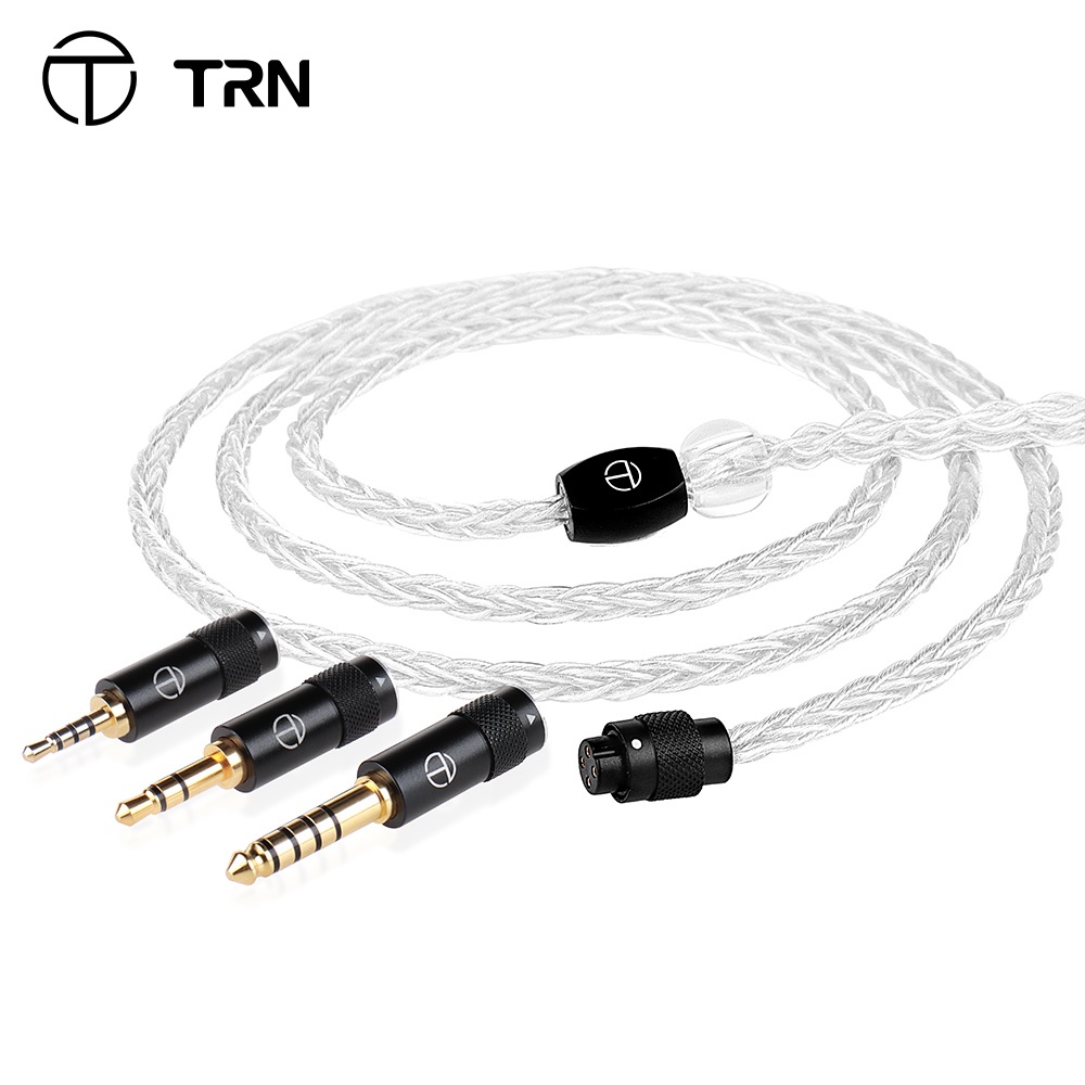 TRN TN 8 Core Copper Plating Silver HIFI Earphones Upgrade Cable For