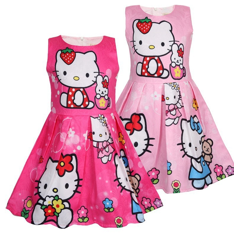 Adorable Floral Embroidered Dress: A Sweet Round Neck Princess Dress For Girls