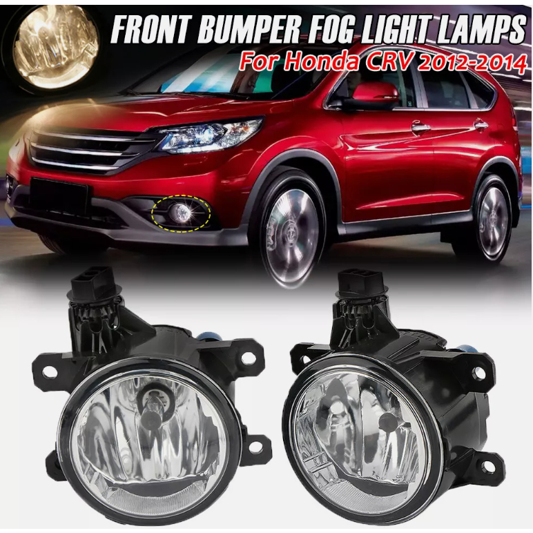 2PCS For Honda CRV CR-V 2012 2013 2014 DRL Driving Daytime Running Light With Turn Signal Fog Lamp Relay Daylight - 34 - View #3