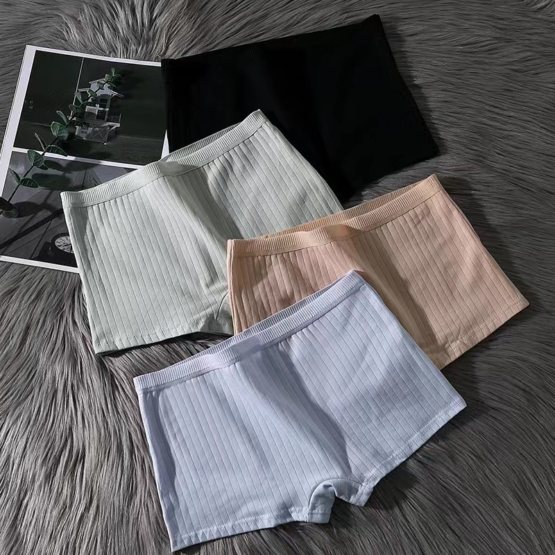 Cotton panty women seamless undies boxer cycling shorts panties