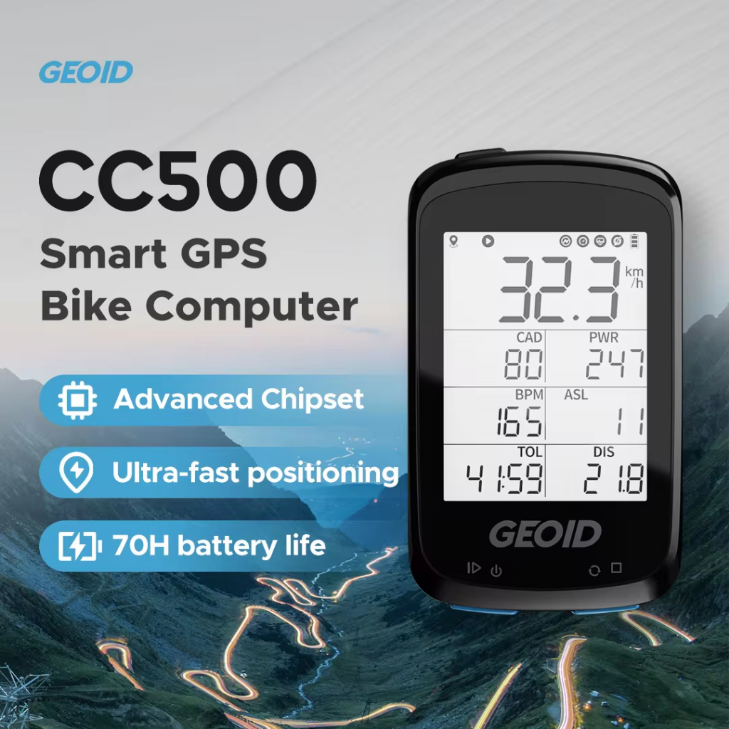 GEOID CC500 GPS Bike Computer Bike Meter Bicycle Computer Wireless ...