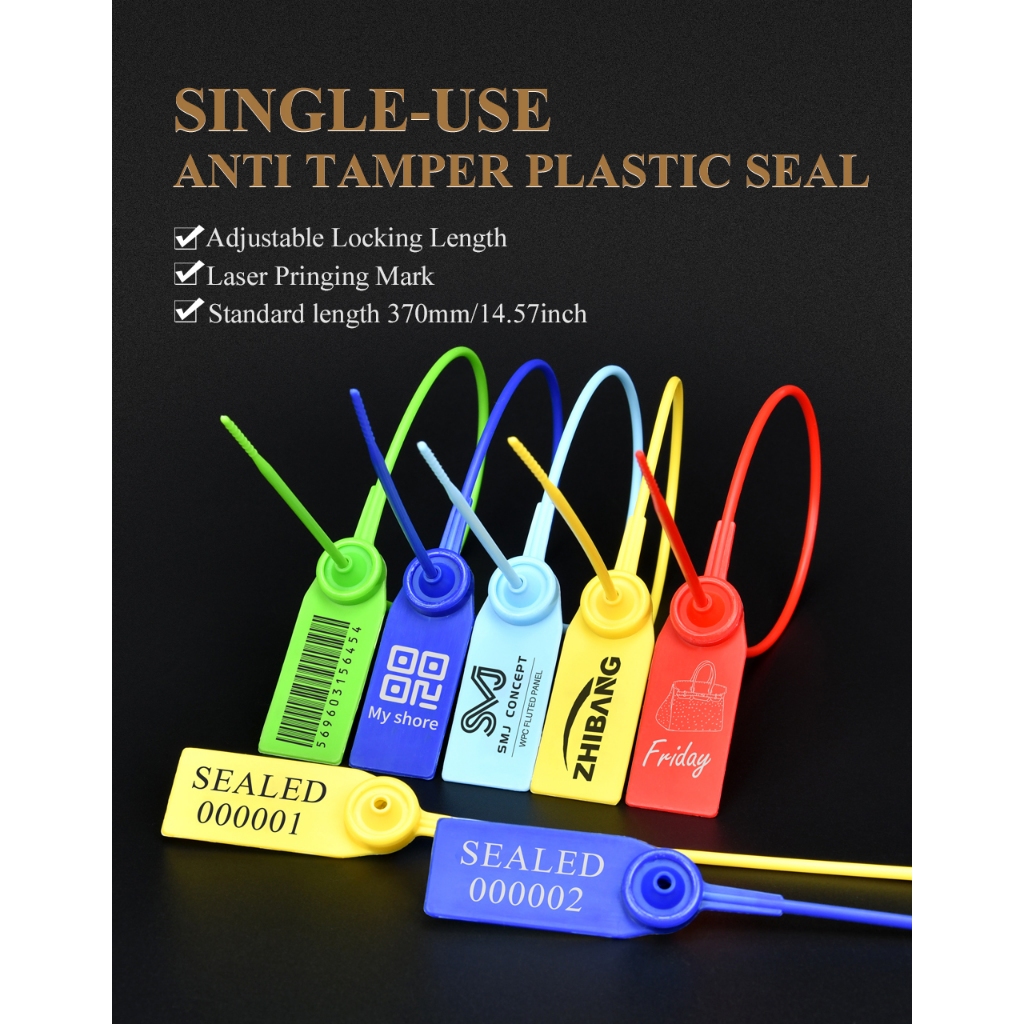 100PCS Custom Tags Serial Numbered Tag Waterproof Plastic Security ...