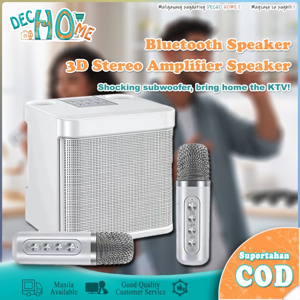 Bluetooth speaker Karaoke Speaker 3D Stereo Amplifier Speaker Wireless ...
