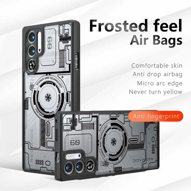 Transparent Phone Case For Red Magic 9S Pro Plus 9 Pro Plus 8S Pro 8 ...