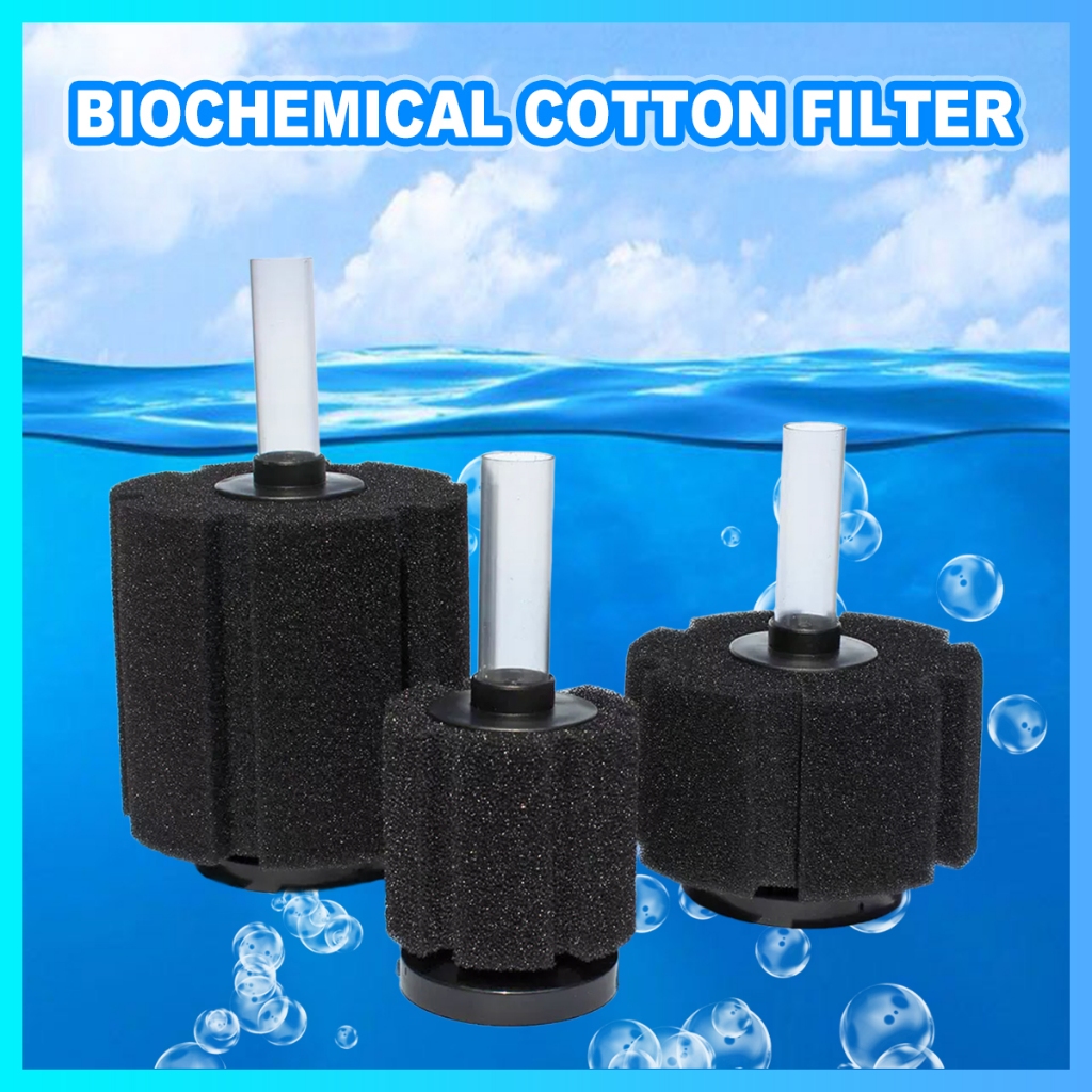 View of Sponge Filter for Aquarium Fish Tank Cleaning Water Special Biochemical ...