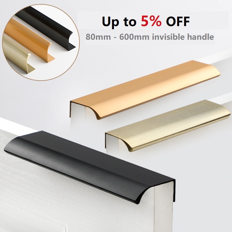 Extended Drawer Cabinet Door Side Sealing Handle Modern Simple ...