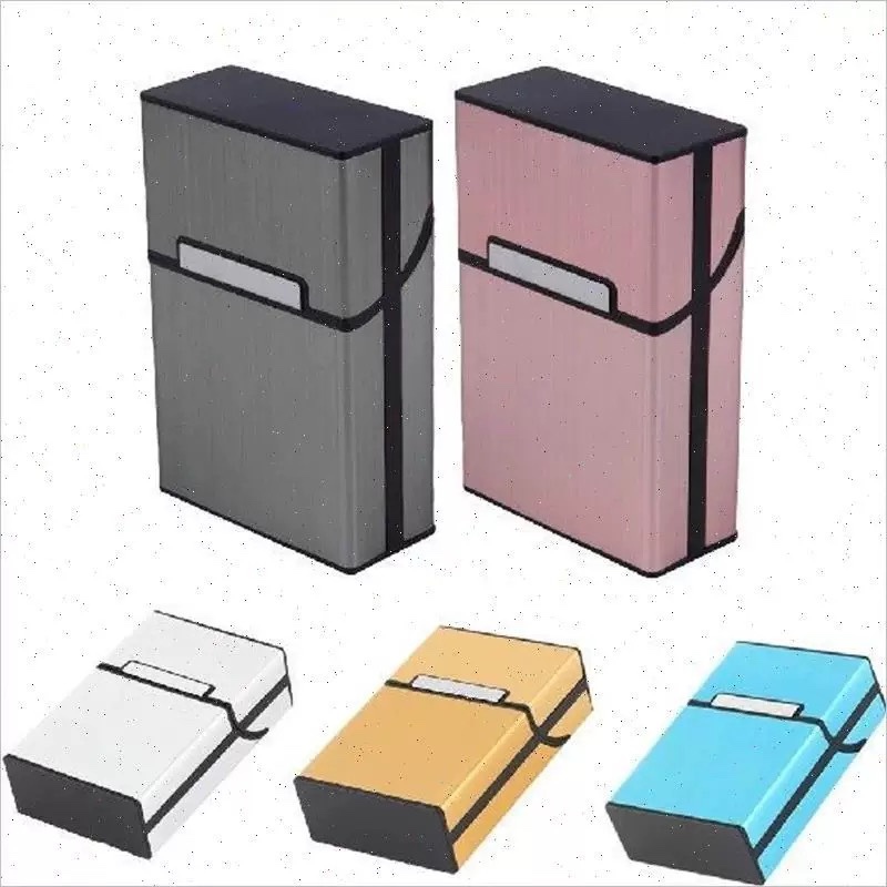 cigarette case shopee Storage Box Aluminum Creative Metal Accessory Fashionable Luxurious Style  Case