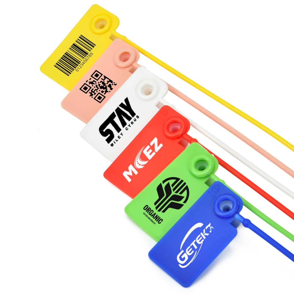 100pcs Waterproof Plastic Shipping Labels for Security and Safety ...