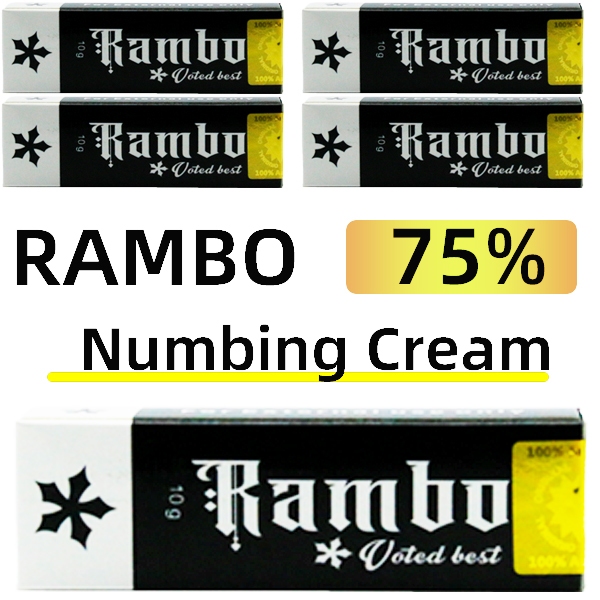 1/3/5PCS Tattoo Special Numbing Cream, Rambo75% Quickly Numb Topical ...