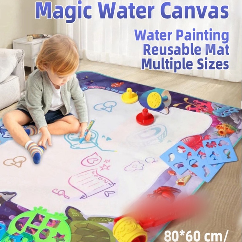 Doodle Mat Magic Water Drawing Canvas Colouring Mat Painting Writing ...