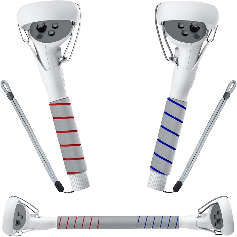 in Long Arms Handle Attachments Compatible with Oculus Quest Hand  Controllers, VR Gorilla Tag Long Arms/Stick Extension Grips for Meta Quest 