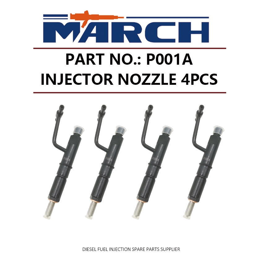 4pcs Diesel Fuel injector Assembly KBAL-P001A for Isuzu 4JB1 | Shopee ...