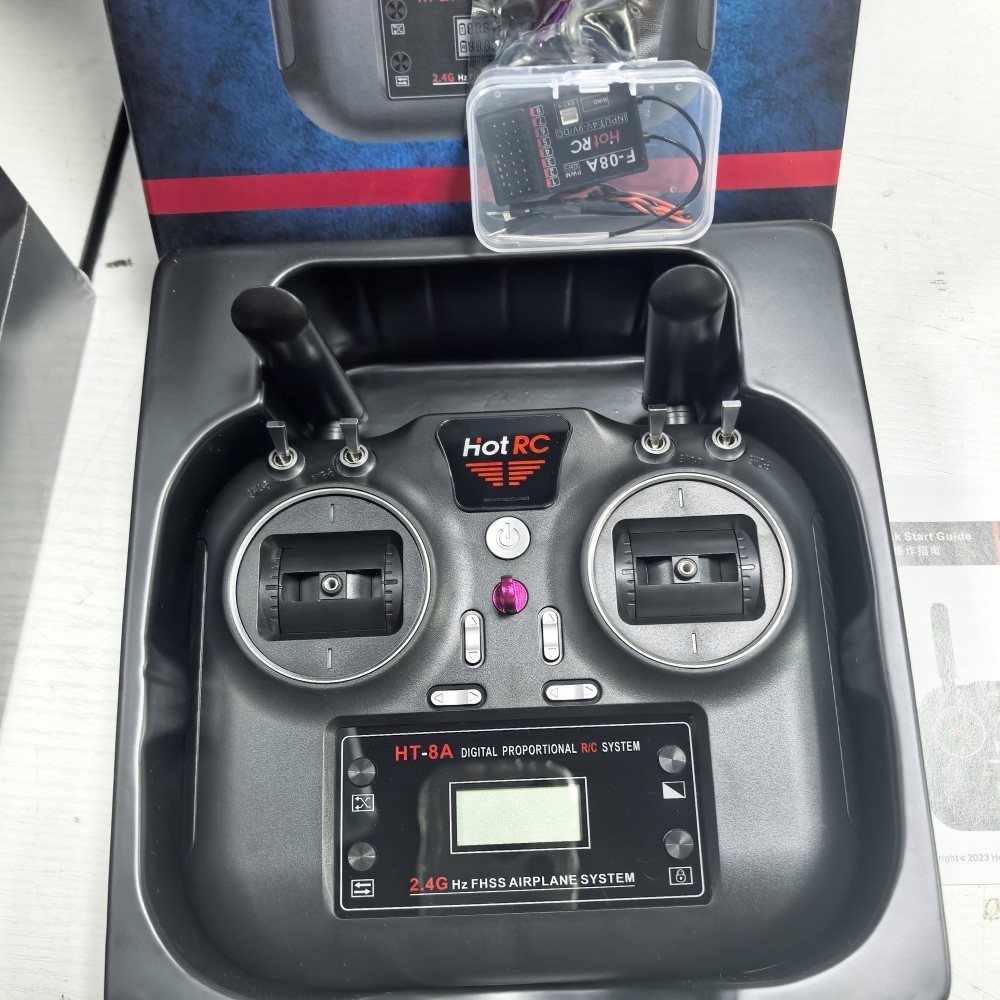Émetteur-récepteur Radio HotRC HT-10A 2,4 GHz 10 Canaux - Pour Modèles RC 1/8, 1/10, 1/12, 1/16 - Neuf Sous Boîte