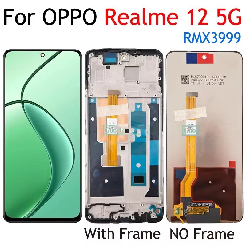 Schermo LCD Per Realme 12 5G (RMX3999) – Vetro Touchscreen Con Kit Di Riparazione E Strumenti Inclusi - 2
