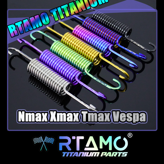 RTAMO Titanium Gr5 Sidestand Springs Nmax Xmax Tmax Forza Vespa Center ...
